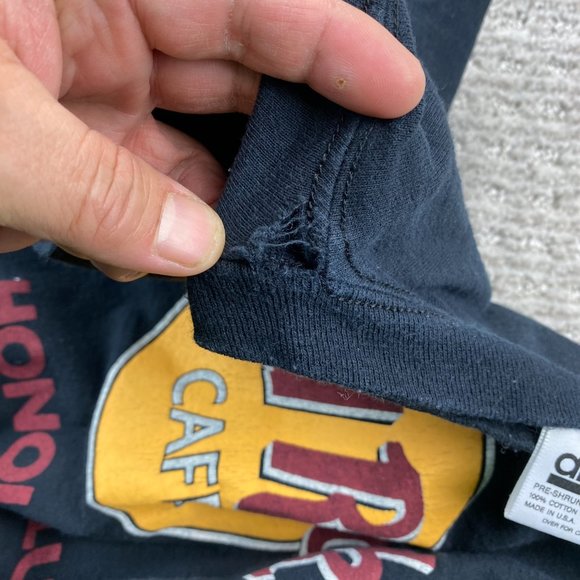 Vintage Hard Rock CAFE Honolulu Shirt Men Large L Black Anvil Single Stitch USA - Picture 14 of 14